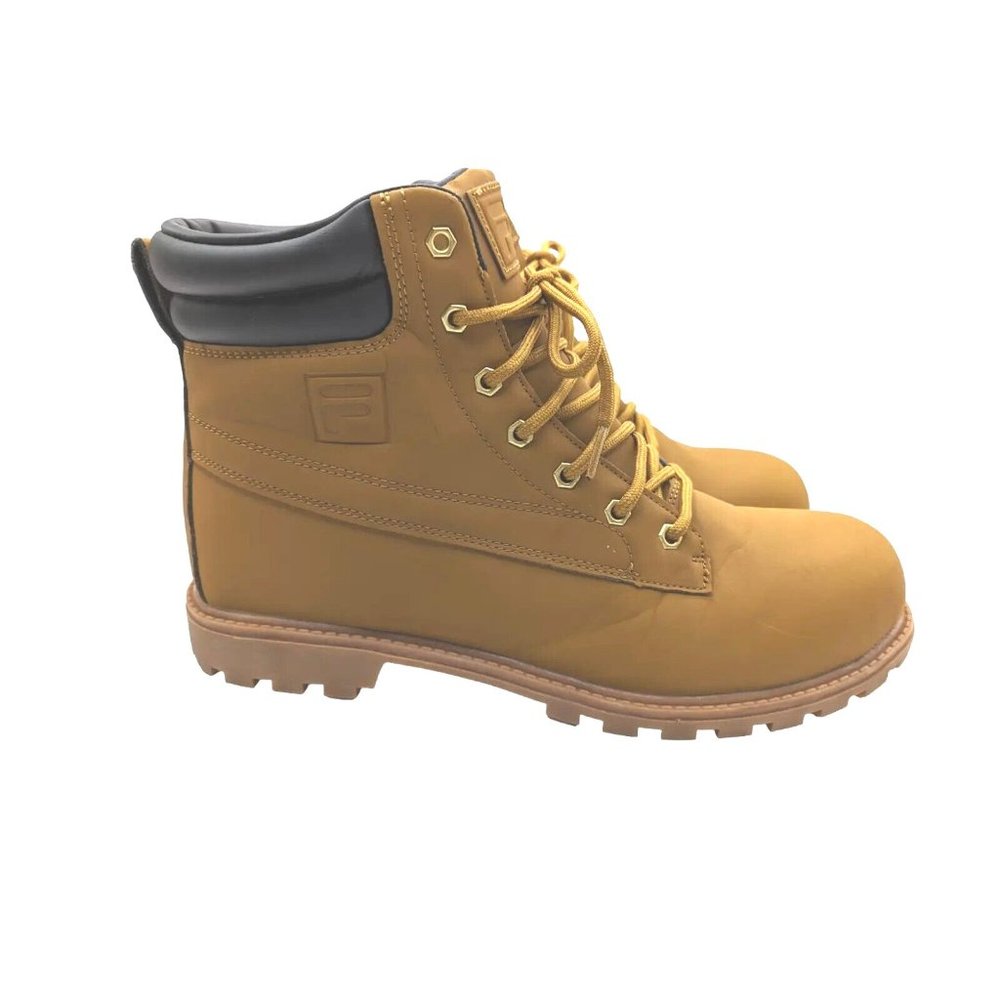 Fila Watersedge Men's Boots Waterproof Wheat Black Gum 1HM00019-201 Size 11.5 US